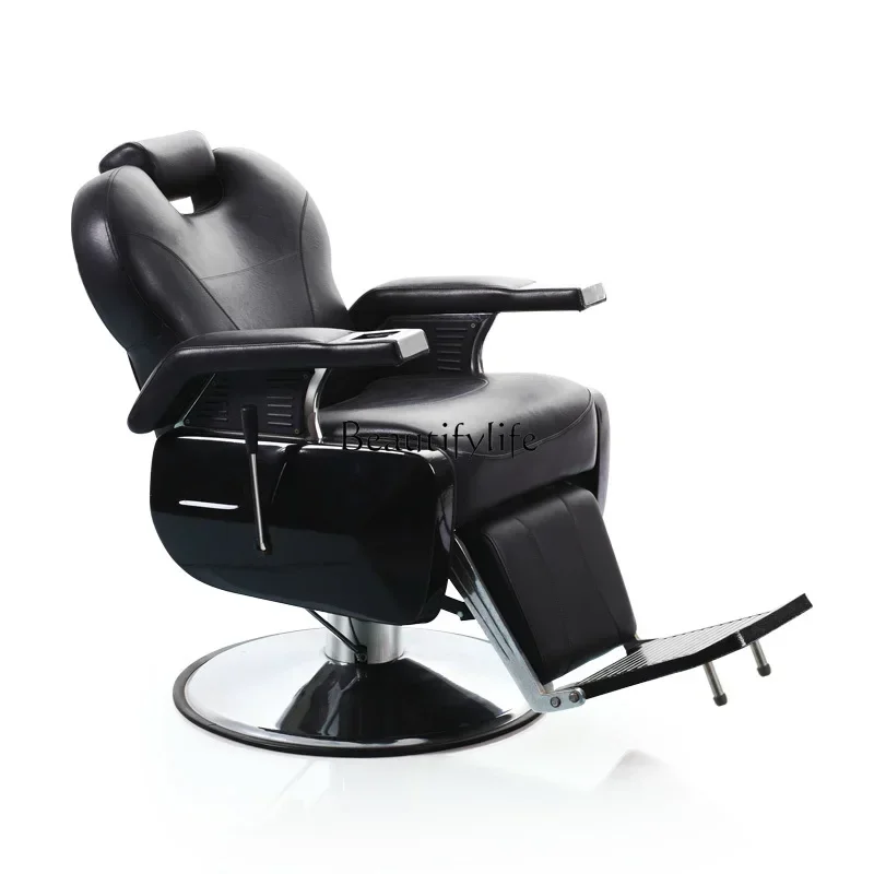 

Men's Haircut Oil Head Shaving Chair High-End Hairdressing Barber Shop Hair Salon Hair Cutting Chair