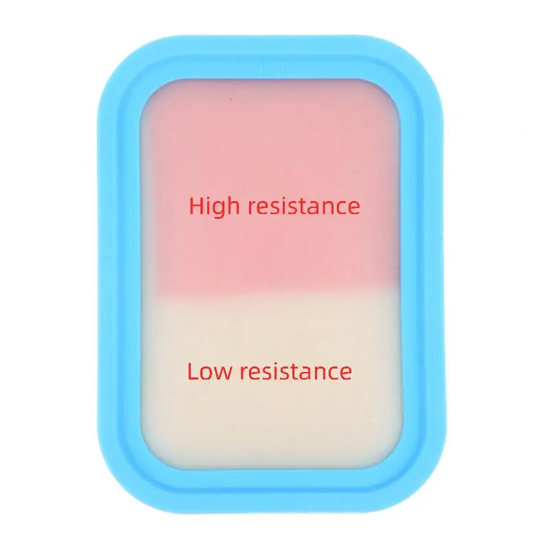 1Pcs Reusable Acupuncture Skill Practice Skin Model Silicone Practice Skin Pad Lifelike Human Skin Model For Simulation Trainin