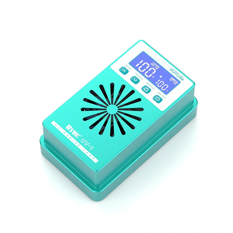Uyue UV-1 mini lâmpada de cura uv 365nm comprimento de onda forte dissipação de aquecimento tela móvel lâmpada de cura uv reparação de cura rápida