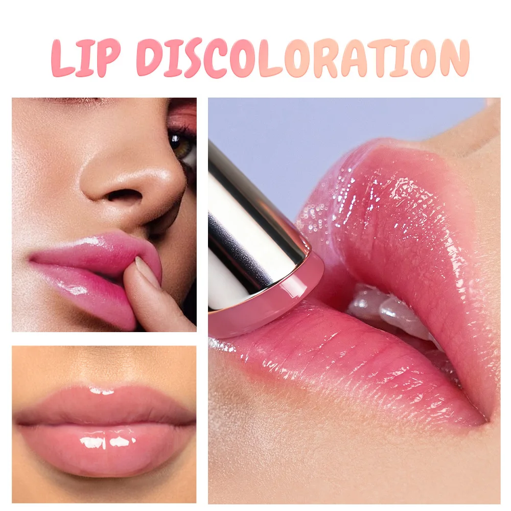 ハート型リップバーム 温度活性化カラーチェンジ 保湿フォーミュラ 乾燥防止 唇の荒れ修復 冬のケア