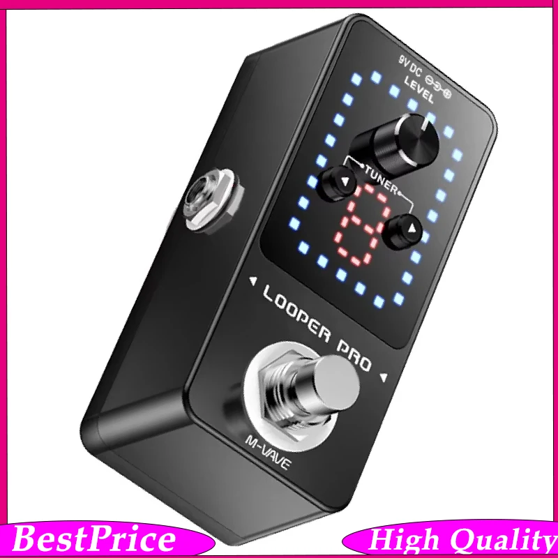 

M-VAVE Looper Pro Electric Guitar Effects Pedal Looper Electric Instruments Universal Effect Pedal Electric Guitar Accessories