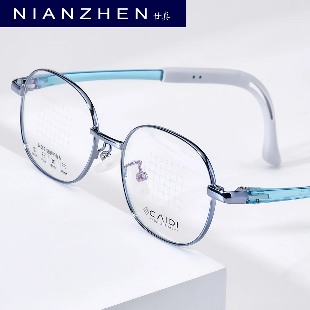 nianzhen-tr90-metal-teenage-glasses-oval-brand-student-eyeglasses-frames-adjustable-kids-eyewear-ultralight-spectacles-34685