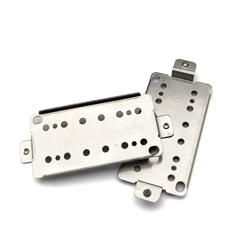 6-String Copper-Nickel Alloys Pickup Brass Humbucker Base Plate 50/52mm Neck Bridge Guitar Part Baseplate for Electric Guitar