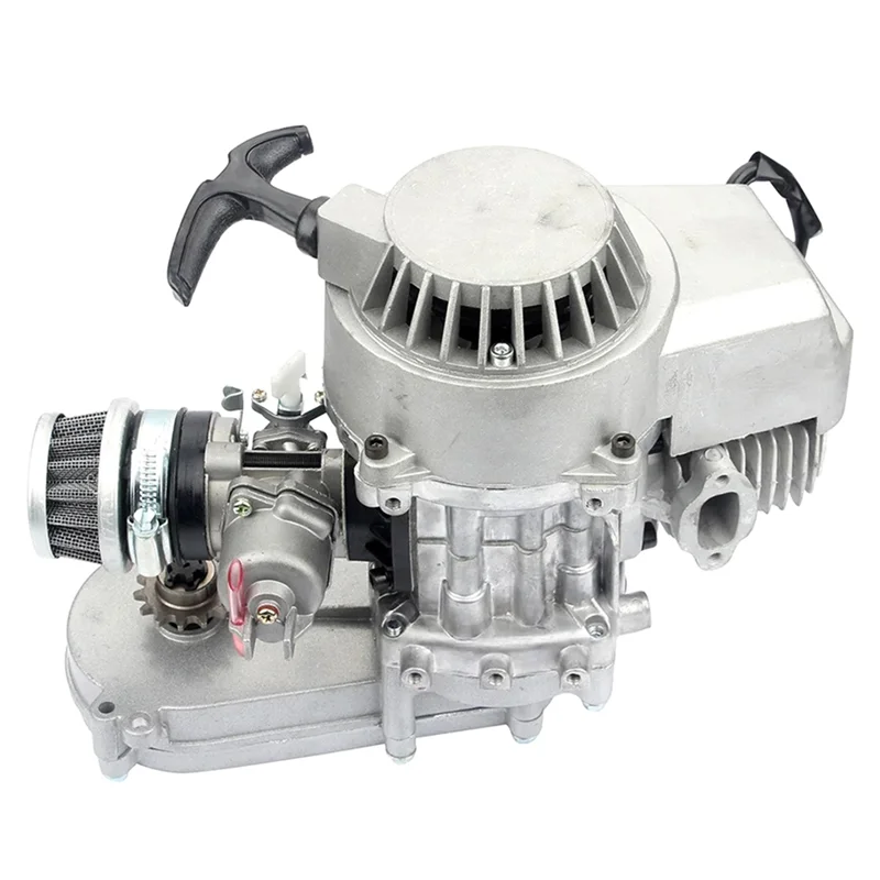 

ABXN-2 Stroke 49Cc Pull Start Engine 25H Sprocket Motor Transmission Engine Air Filter Mini Pocket Pit Quad Dirt Bike