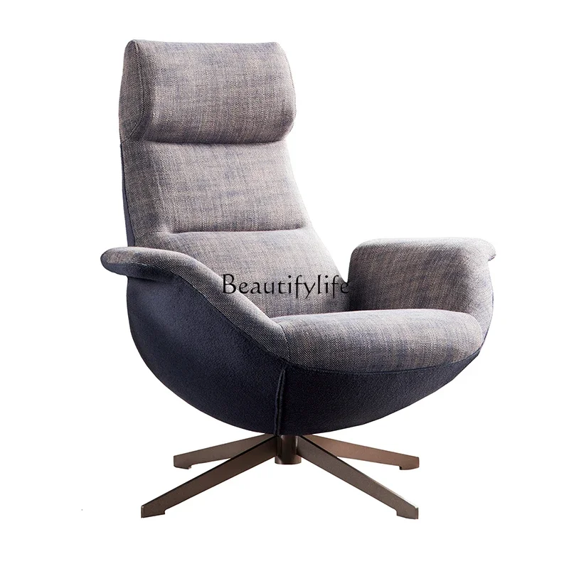 

L*Italian light luxury single sofa chair high backrest home leisure Nordic minimalist negotiation chair