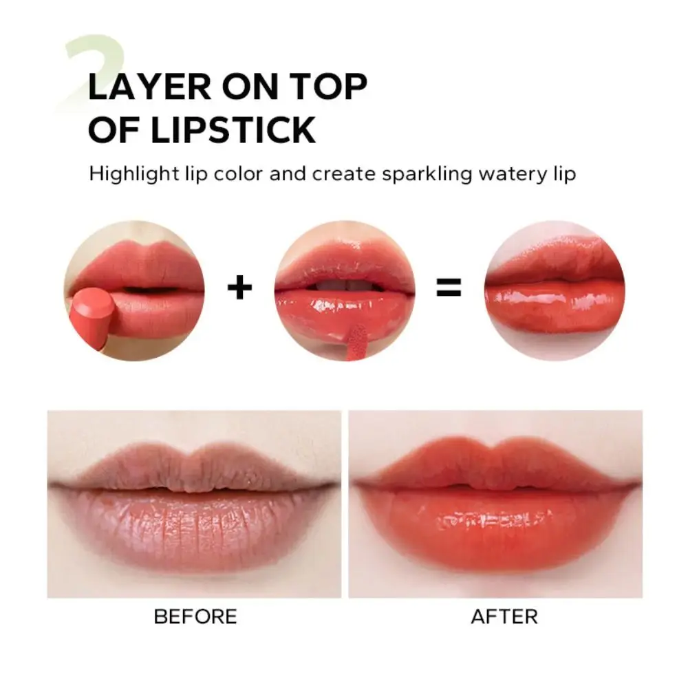 Women Makeup Fade Lip Lines Protect Lips Water Gloss Lip Glaze Lip Gloss Glass Lip Lip Oil