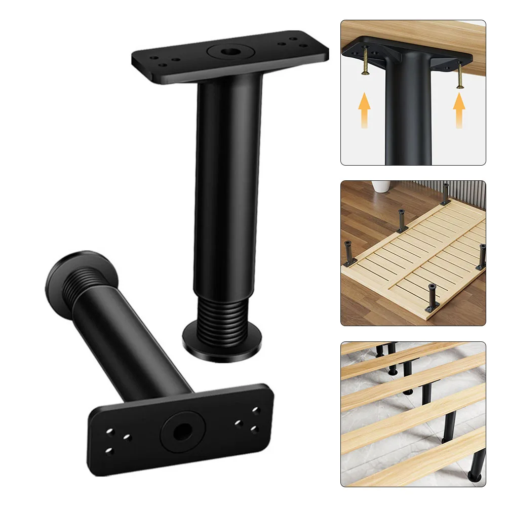 Telescopic Adjustable Bed Beam Support Foot Reinforced Plastic Furniture Leg Sofa Leg Bed Bottom Load Bearing Bracket Table Foot