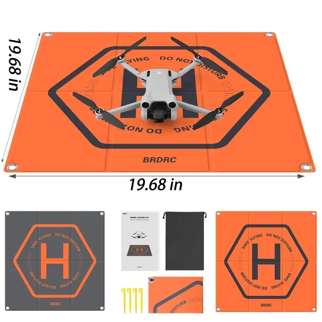 Składany podwozie dla DJI NEO/AVATA 2/Mini 3 Pro/Mini 2/Mini/Mavic 3 Pro/Air 2S 50CM Drone fartuch parkingowy Pad akcesoria