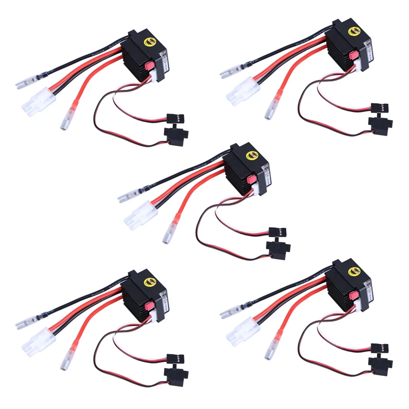 

5X Rc ESC 320A 6-12V Матовый контроллер скорости ESC с 2A BEC для радиоуправляемой лодки U6L5