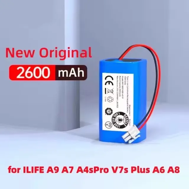 الأصلي 14.8 فولت 12800 مللي أمبير بطارية ليثيوم ل ILIFE A4 A4s V7 A6 V7s زائد جهاز آلي لتنظيف الأتربة INR18650 M26-4S1P البطارية