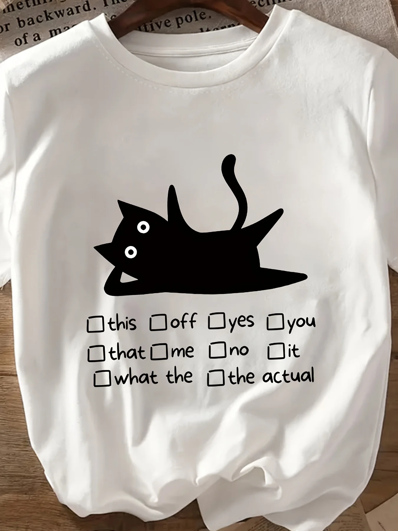Ladies'  Fun Black Cat 