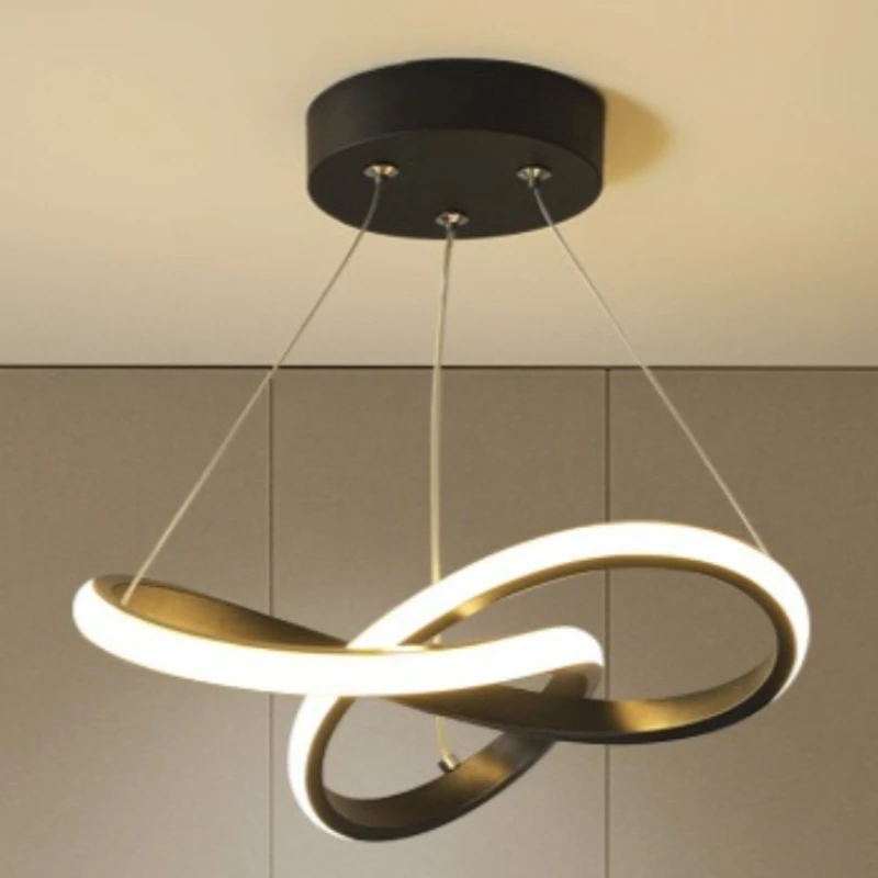 Nordic Novelty Style Aluminium Pendant Light for Balcony Spiral Staircase Interior Artistic Macaroon Suspension Telescopic Lamps