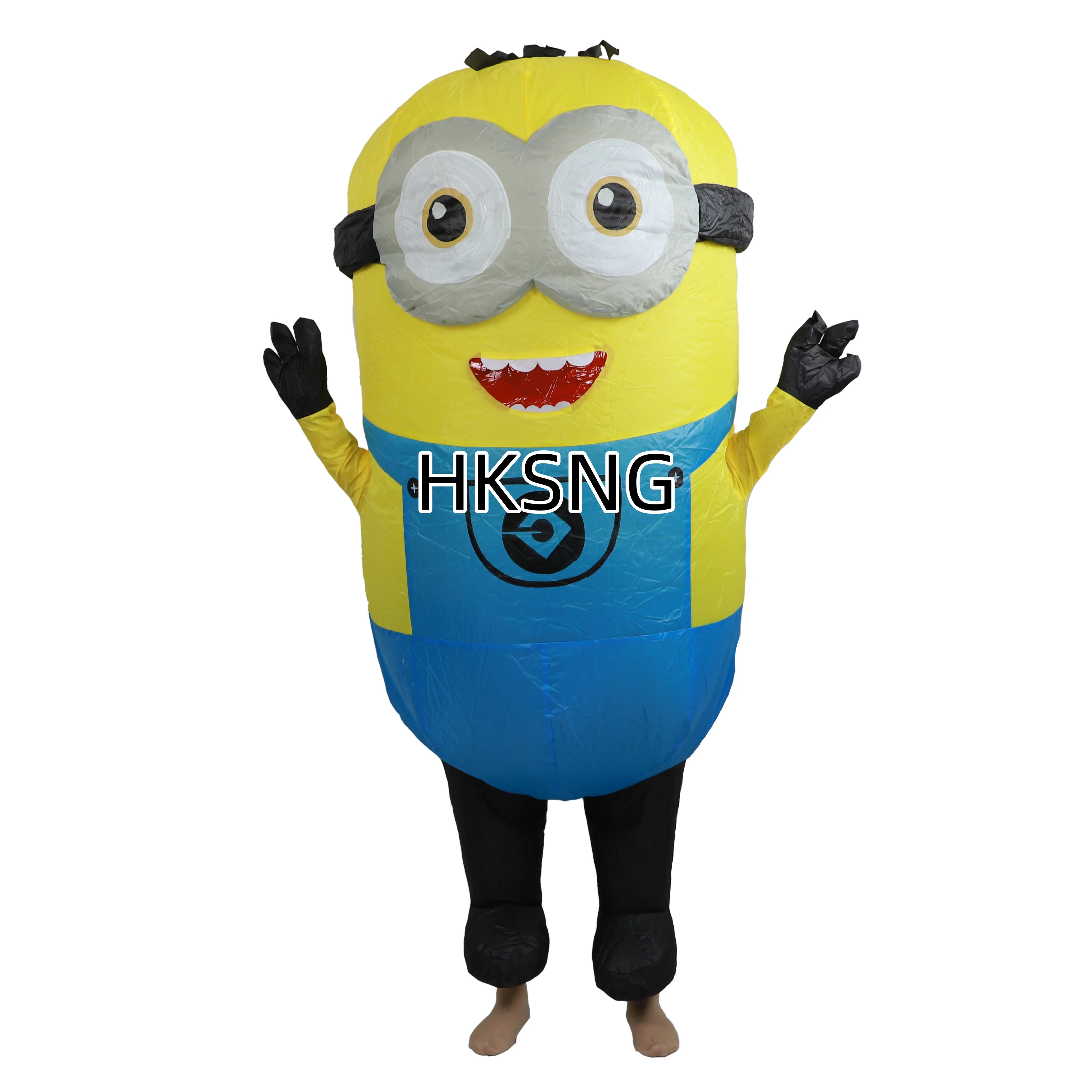 Minion Holiday costumi Cosplay indumento gonfiato Minions gonfiabili Costume vestiti bambola puntelli Halloween prestazioni per adulti divertenti