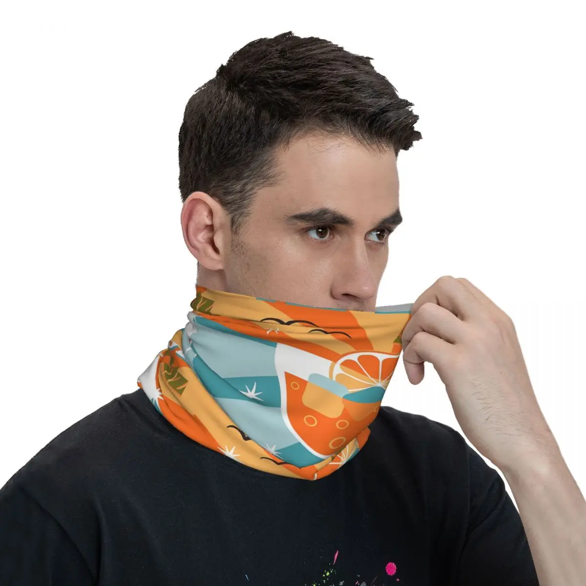 Aperitivo Time Thin Bandana Neck ghetta Aperitivo Time Wrap sciarpa fascia per il collo