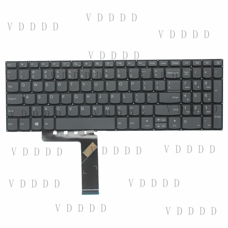 Teclado estadounidense para Lenovo IdeaPad 320-15 320-15IAP 320-15ABR 320-15AST 320-15ISK