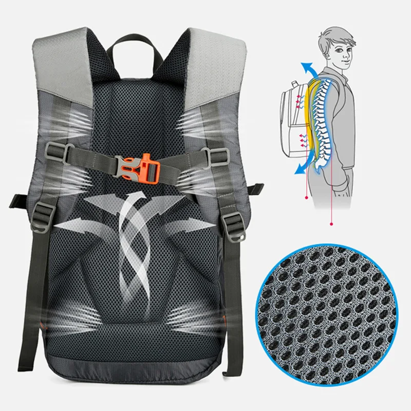 Zaino da arrampicata all'aperto Borsa da alpinismo impermeabile Zaino da campeggio grande Zaino da escursionismo professionale Borse per attrezzature sportive