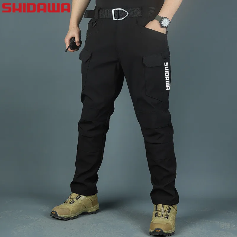 New Spring Summer Men Thin Fishing Pants Outdoor Sports Hiking Military Tactical Camping Climbing Camouflage Breathable Trousers