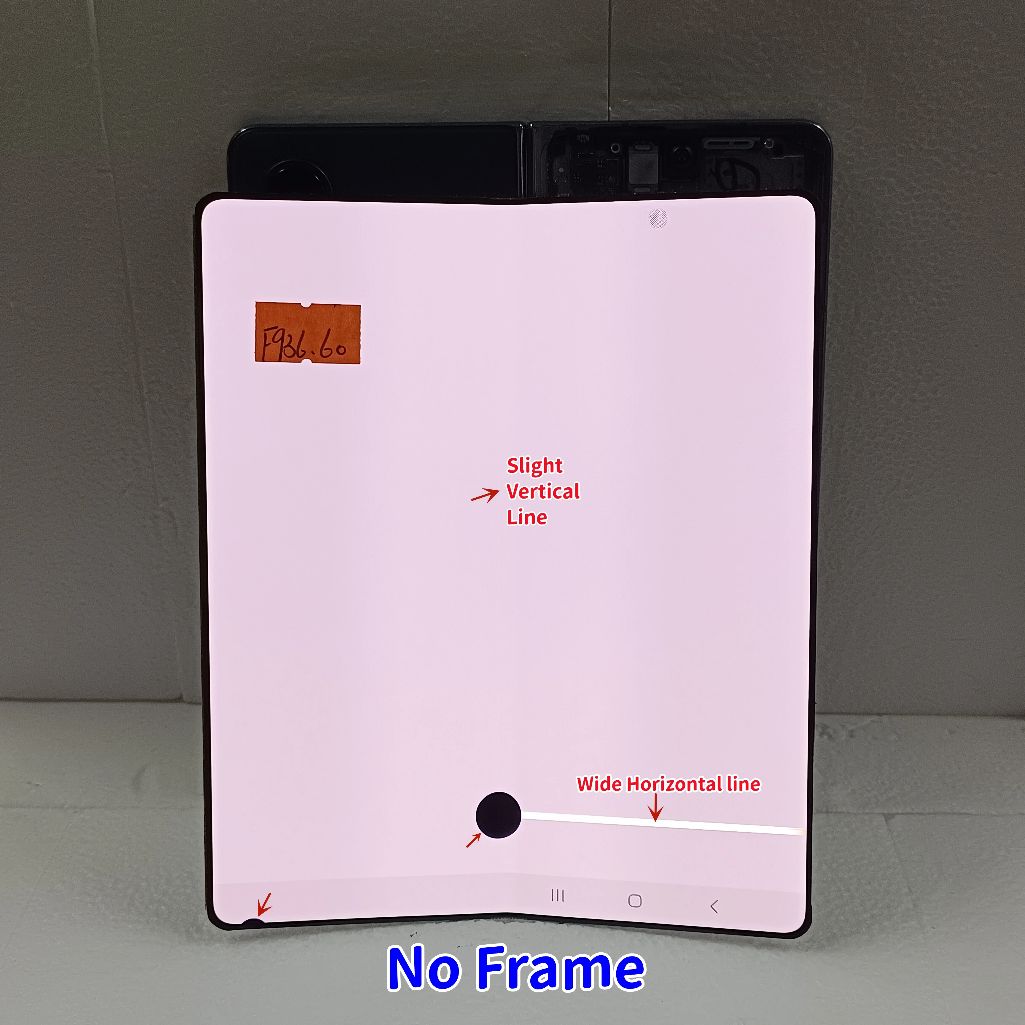 For Samsung Z Fold 4 F936 F936U F936B/DS Display Touch Screen Digitizer Z Fold4 Inner Screen No Frame Replacement Defect LCD