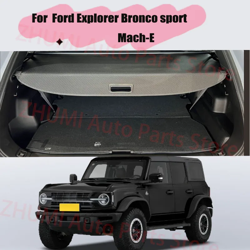 For Ford Explorer Bronco sport  Mach-E trunk cover partition curtain