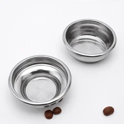 51/53/58mm 1/2/4 Cup and Blind Bowl Filter Replacement Filters Basket Dosing Ring for Coffee Bottomless Portafilter Parts