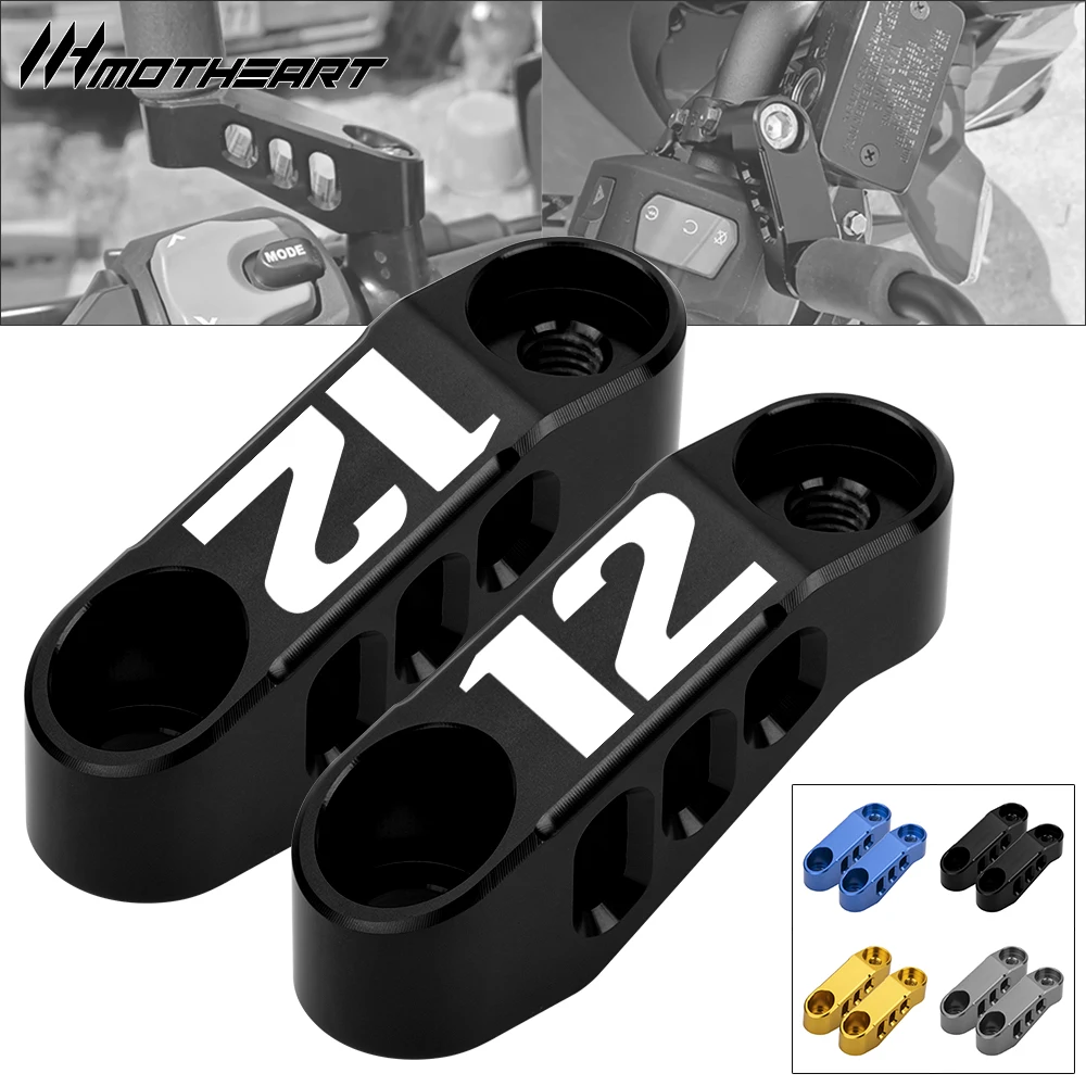 Motorcycle Rearview Mirror Risers Extension Adapters Mounting Brackets For BMW R12 Cruiser R12 nineT Modified Accessories
