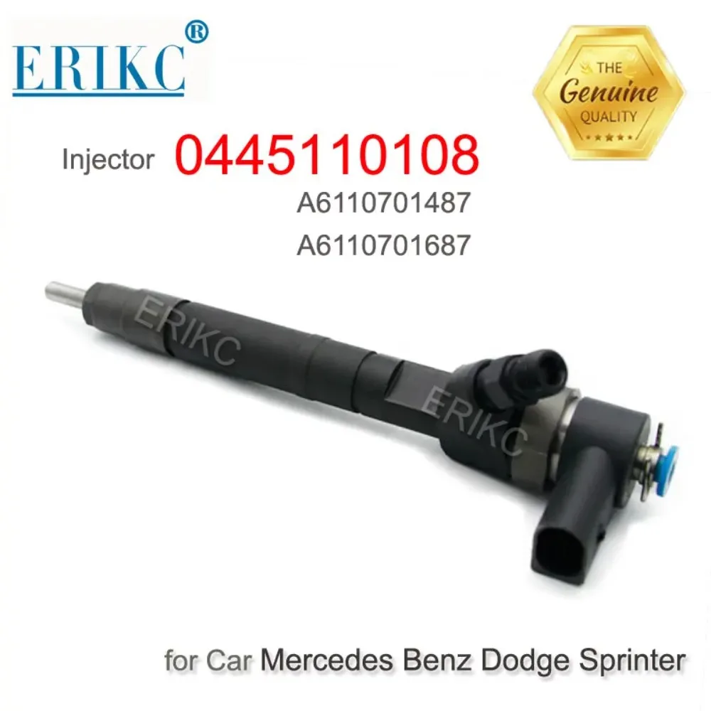 

ERIKC Fuel Injectors 0 445 110 108 Oil Screen Cr Diesel Engine Parts 0445110108 Cng Injector 0445 110 108 for Mercedes Benz