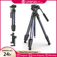 Trípode de viaje Ulanzi OMBRA VIDEO II 1.57M con 360 °   Trípode de cámara de liberación rápida Arca con cabeza de bola panorámica, compatible con disparo de ángulo bajo
