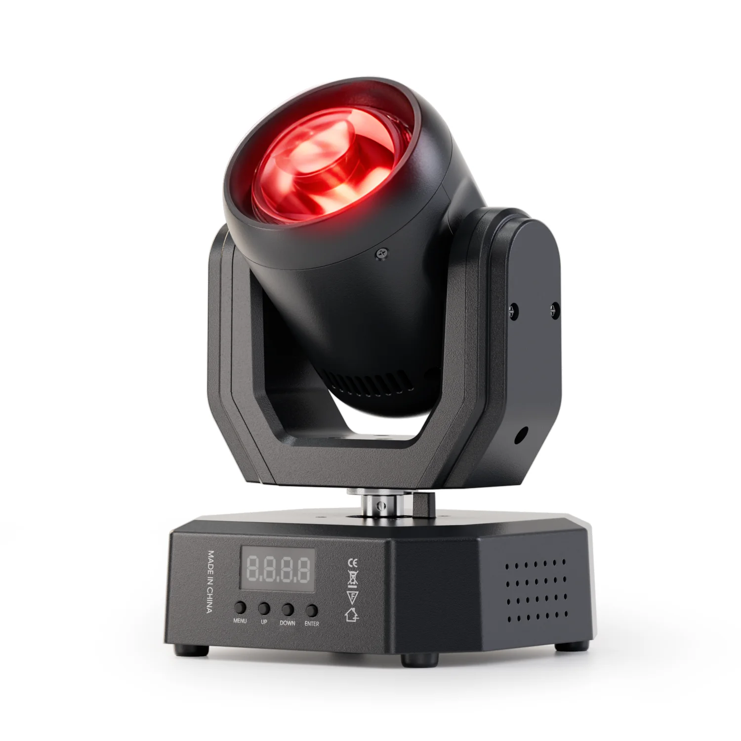 Datewink Mini 50W R/G/B/W LED Moving Head Light DMX Remote Control 4Color Beam Stage Lights For DJ Disco Party Wedding Nightclub