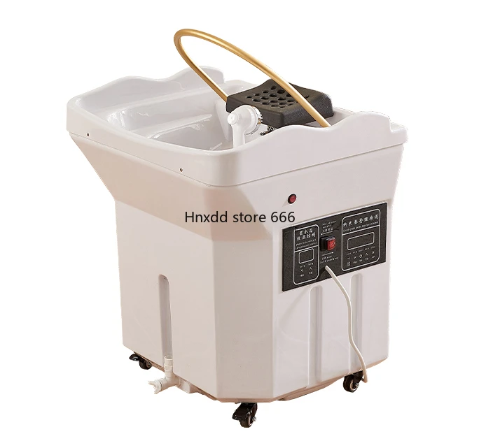 Mobile Shampoo Basin Head Therapy Bed Water Circulation Head Therapy Instrument Fumigation Spa Machine