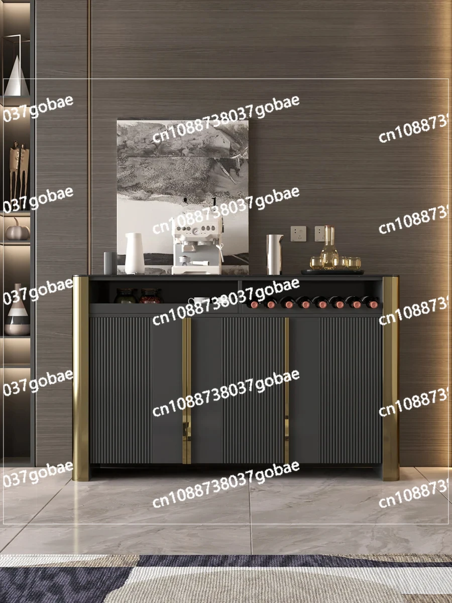 Zf side cabinet modern simple restaurant storage rock slab paint surface storage minimalist side cabinet