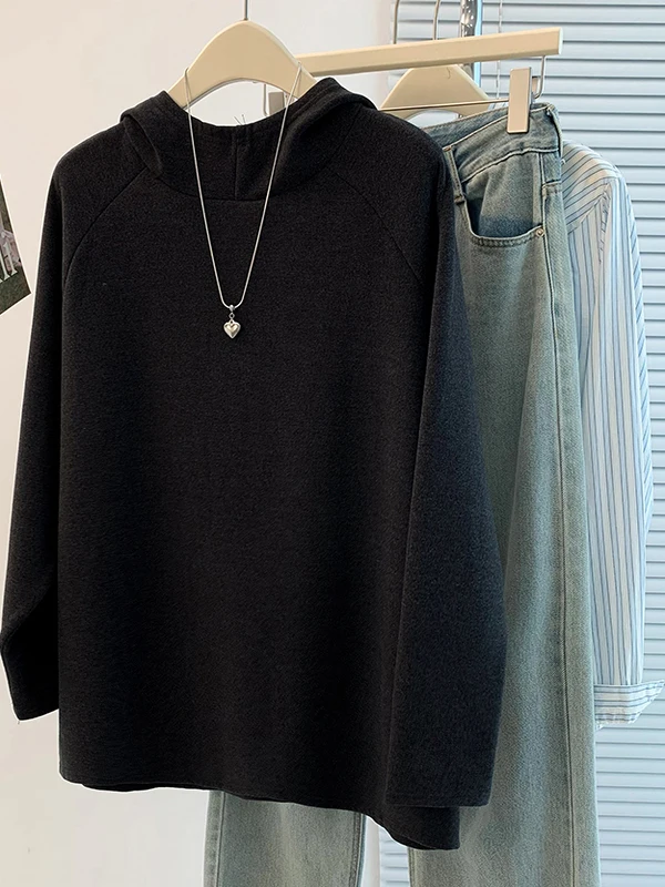 Loose Casual Hoodie Women's Faionable Versatile Base Layer Clothing Korean Sle Autumn Winter New Arrival Anti-Aging
