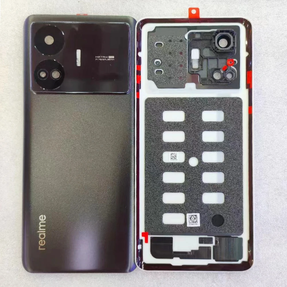 

For Realme GT Neo 5 5SE Back Battery Cover Rear Door Housing Case With Lens Camera Frame Covers Repair Parts