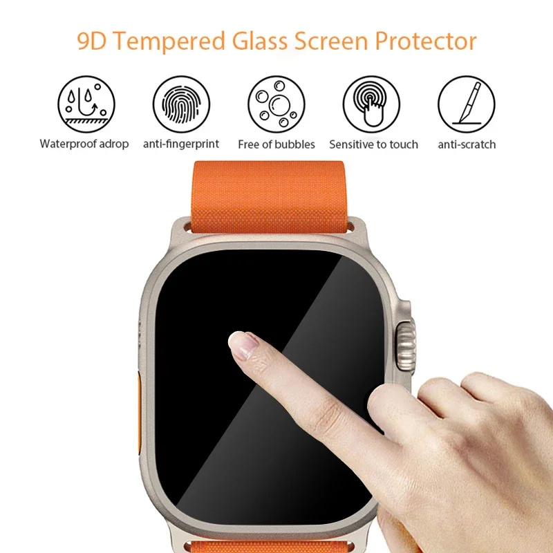 For Apple Watch Ultra 49MM HD Screen Protector Film With Alignment Tool For iWatch Ultra2 49mm Privacy Tempered Glass Accessorie