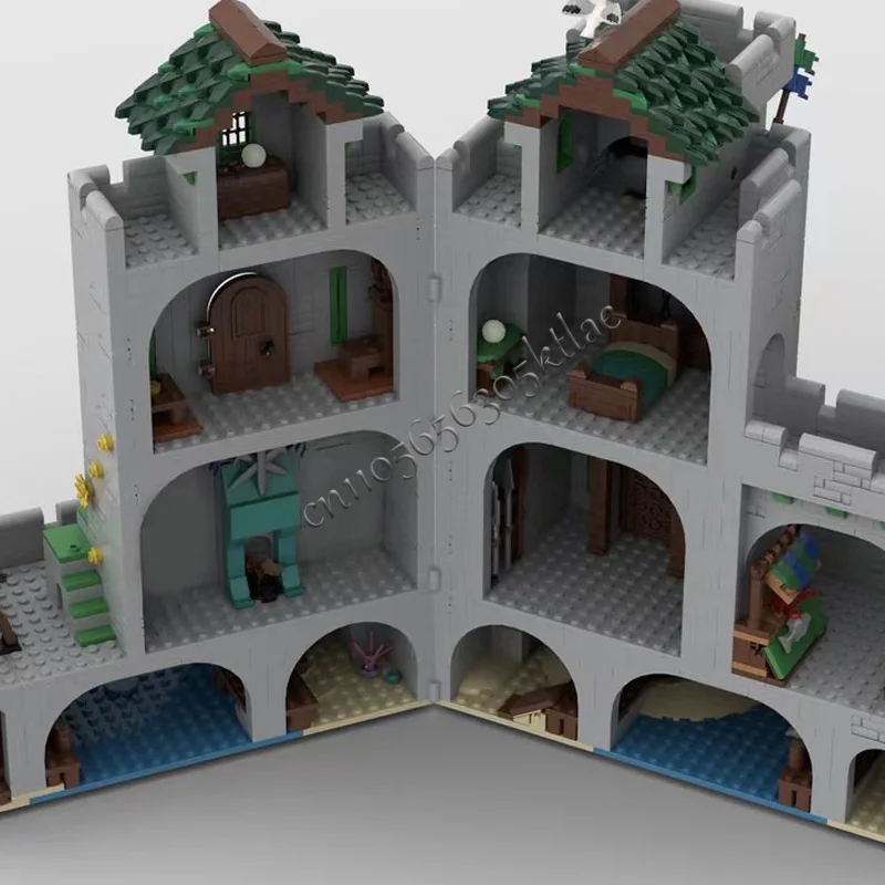 4469 pièces de construction, phare, fort, MOC, construction modulaire personnalisable, blocs de construction éducatifs pour enfants, modèle DIY, jouets de vacances, cadeaux