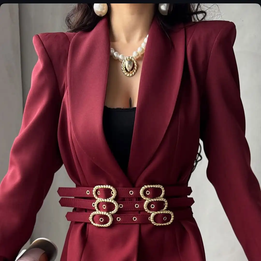 Elegant Women's Formal Dresses Suit Gowns Shawl Collar Long Sleeves Jacket Coat And Pants For Female 2 Pieces Suit Customized