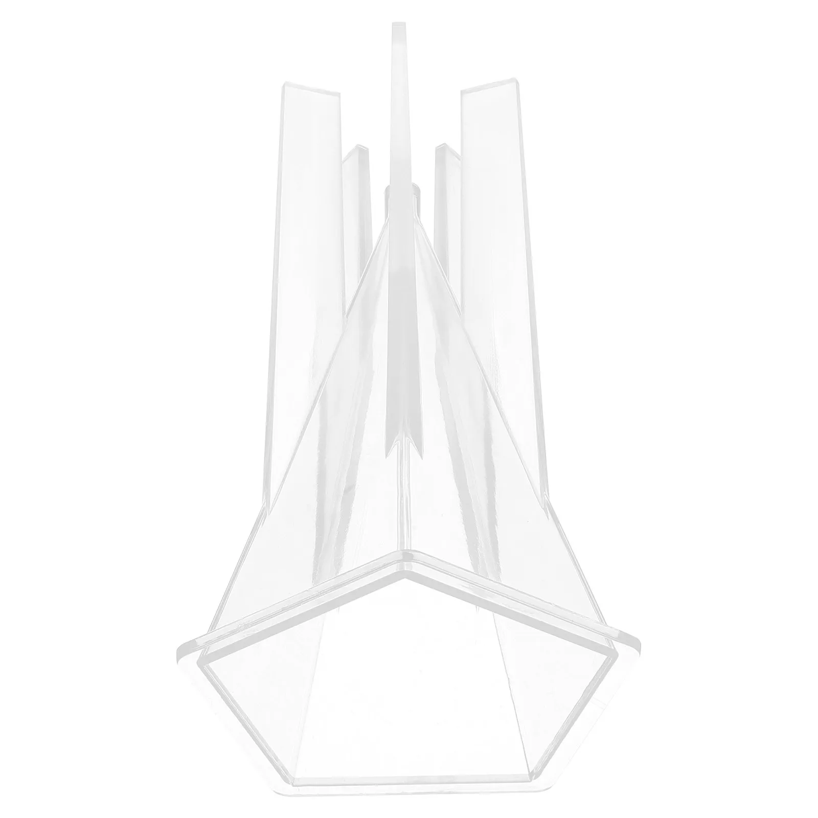 

Многоразовые прозрачные акриловые конические формы для изготовления пирамидальных свечей своими руками, ароматерапии, домашнего декора, рукоделия, гипсовые формы для подсвечников