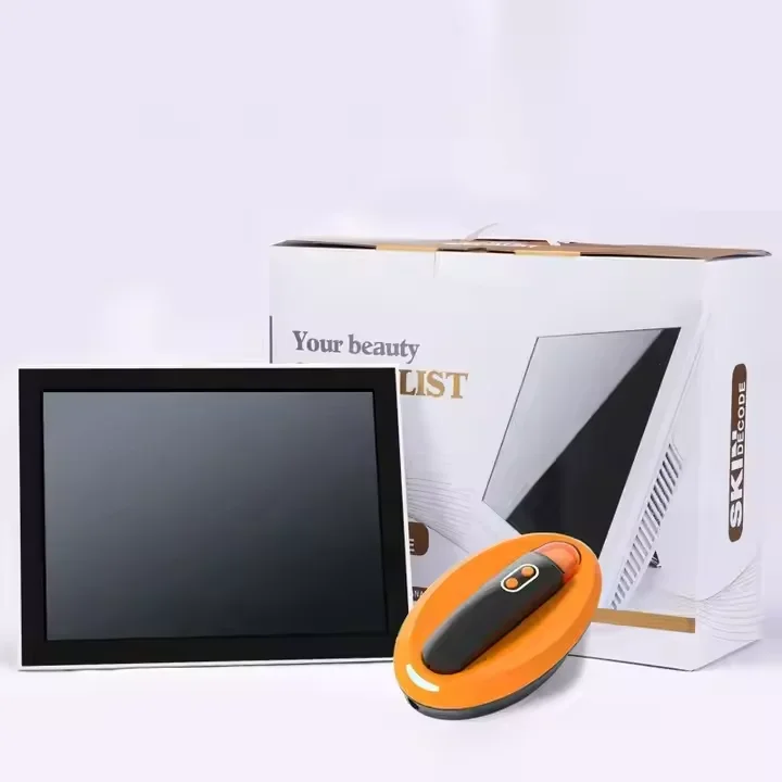 أحدث ماسح ضوئي للوجه الذكي AI لعام 2025 محلل بشرة الوجه مع صالون طباعة التقارب/الاستخدام المنزلي شحن سريع