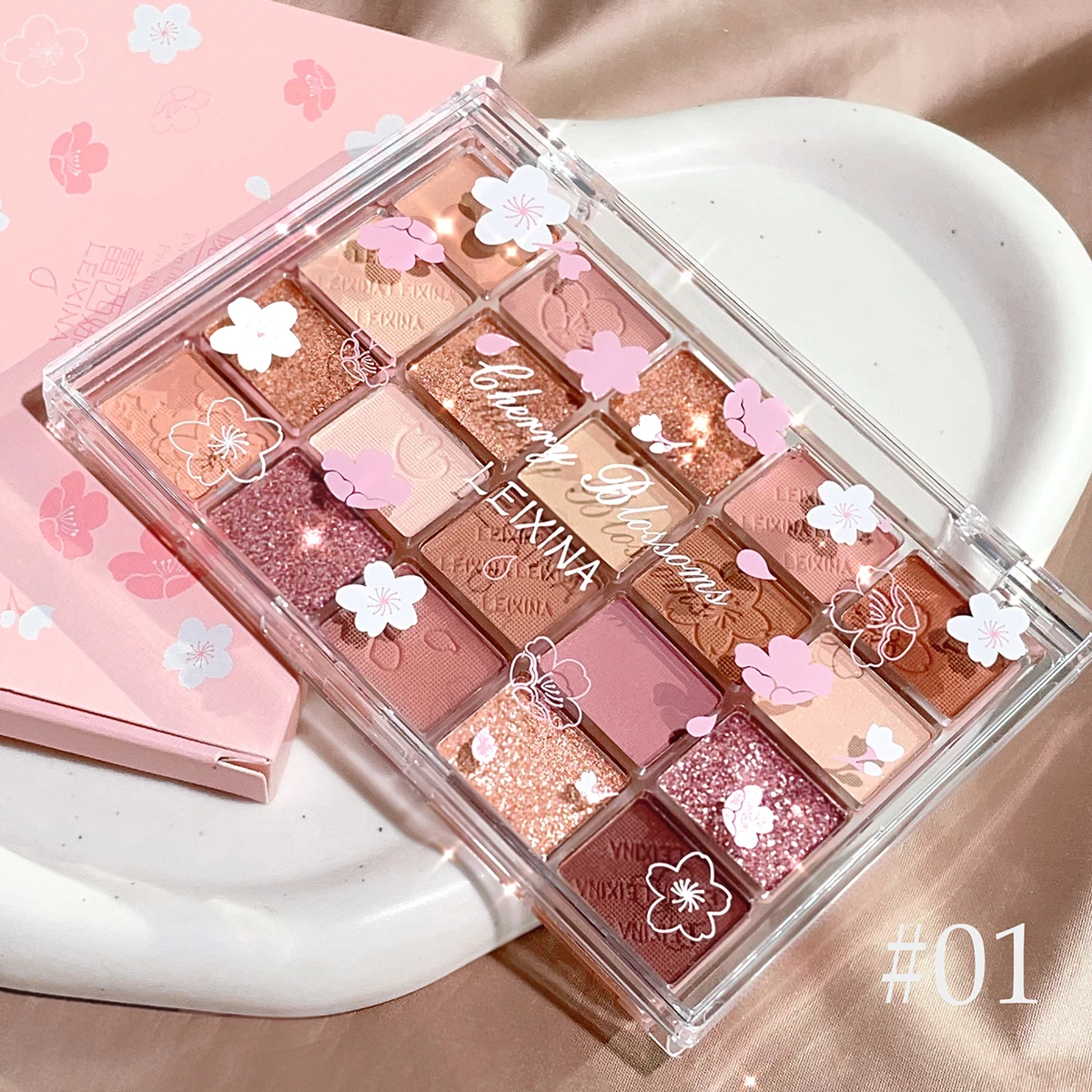 Sombra para os olhos, pérola, lantejoulas, fosco, baixo, terra, chá leite, 20 cores, novo