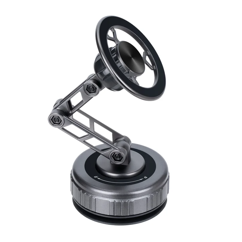 Three-Axis Foldable 360° Rotating Mechanical Arm Car Phone Holder Universal Mount Navigation Vacuum Magnetic Phone Stand
