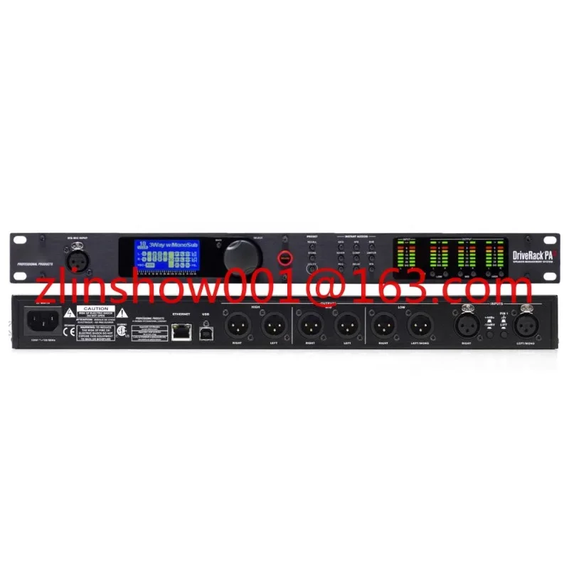 EIF Croosovers De Audio Driverack Pa2 software procesador Revolution alta calidad  Display Procesador musical