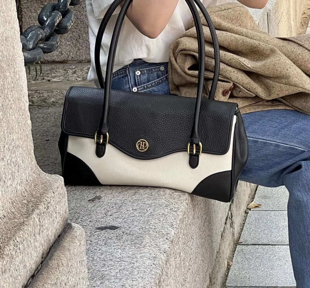 

Feel Home Single Shoulder Bag New College Style JK Underarm Splicing Handbag High Quality Leather Autumn Winter Fashion Bag