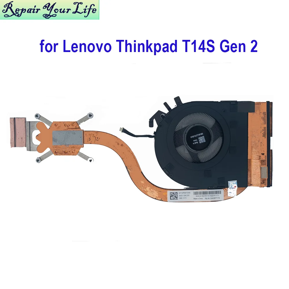 Laptop CPU Heatsink Fan For Lenovo ThinkPad T14s Gen 2 20WM 20WN Cooling Heat Sink Fans 5H41B77174 5H41B77175 BAPA0705R5HY019