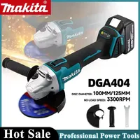 Makita Electric DGA404 Brushless Angle Grinder Polishing Cutting Machine Cordless Angle Grinder Tool For 18V Battery125/100mm