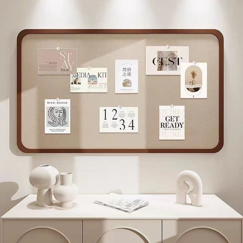 

Creative Photos Message Felt Thick Wall Stickers Kindergarten Soft Wood Boards Wall Backgrounds Decorations Artwork Display