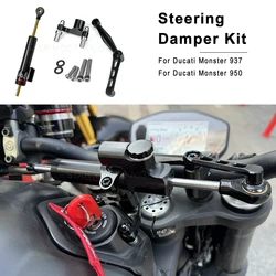 Absorbers Mounting Kit For Ducati Monster 950 Monster950 Monster 937 202- Motorcycle Steering Damper Bracket