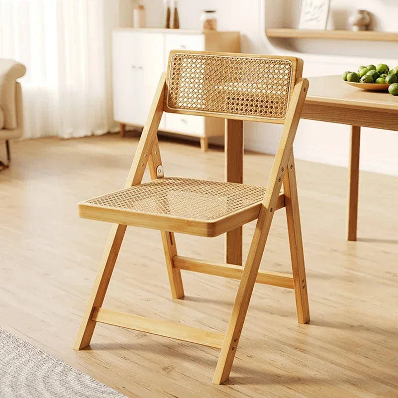 Portable Nordic Dining Chairs Foldable Kitchen Comfortable Interior Chair Relaxing Household Cadeira Home Furniture Iyrqe