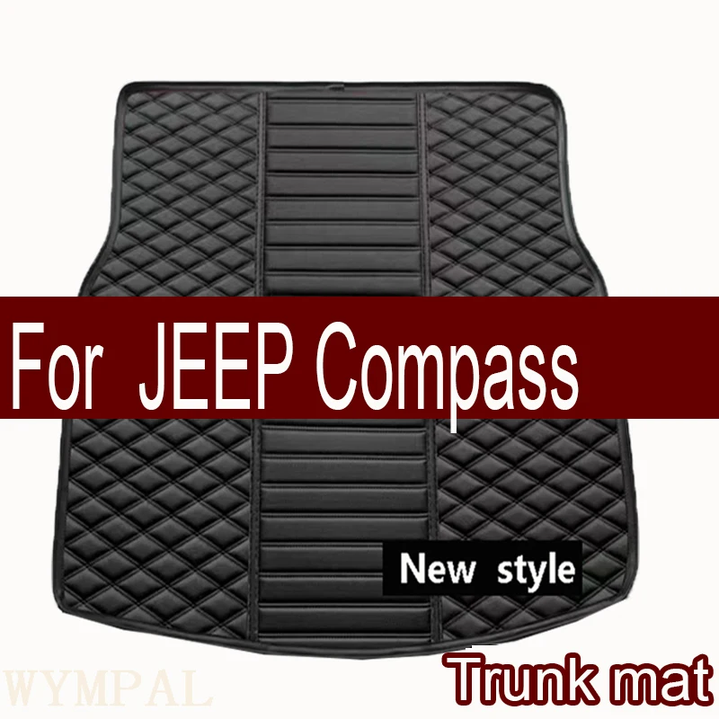 Car Trunk Mat For JEEP Compass 2007-2017 08 09 10 11 12 13 14 15 16 Custom Car Accessories Auto Interior Decoration