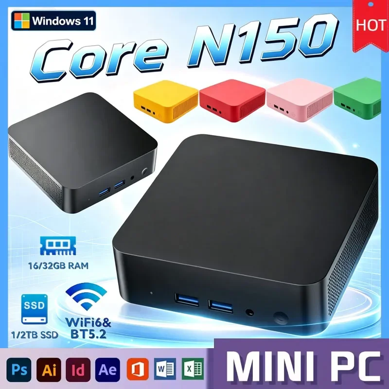 new-mini-pc-intel-n150-high-performance-portable-16gb-ram-1tb-2tb-ssd-wifi6-desktop-office-gaming-pc