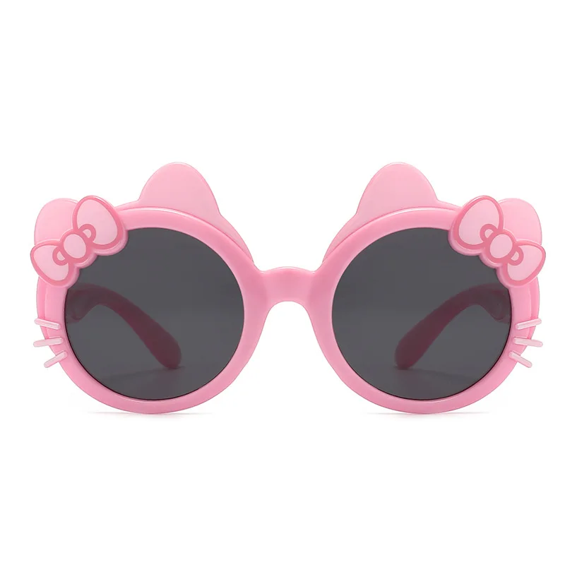 Polarisierte Kinder Sonnenbrille Mädchen Jungen niedlichen Cartoon Katze Sonnenbrille Sonnenschutz Kinder schöne Ins Mode Kinder Sonnenbrille