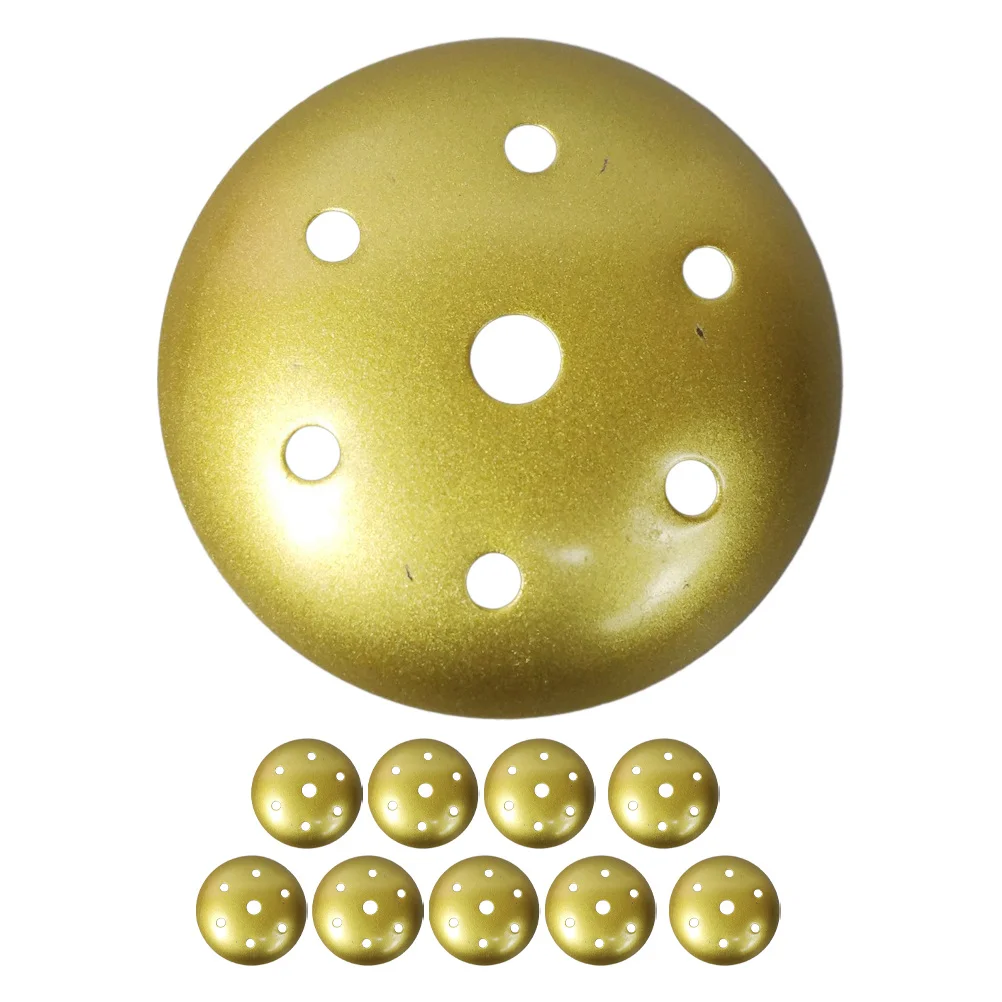 

10Pcs Fly Saucer Glass Chandelier Lamp Base Unique Design Easy Install Ceiling Light Disc Metal Lamp Holder Light Accessory